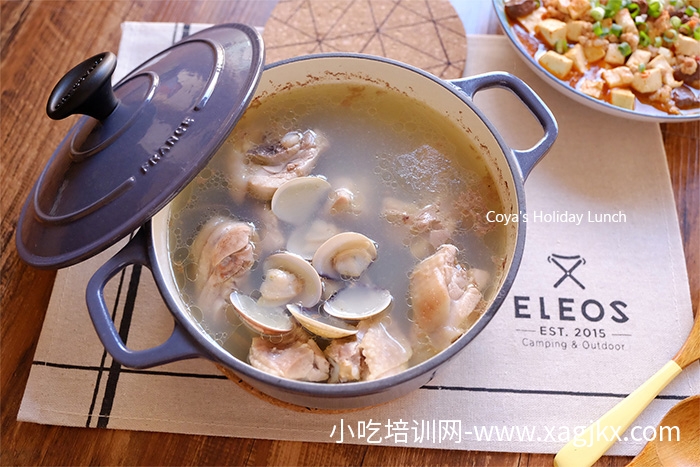 [食谱] 暖心又暖胃、增强抵抗力的蒜头蛤蜊鸡汤-[制作方式】